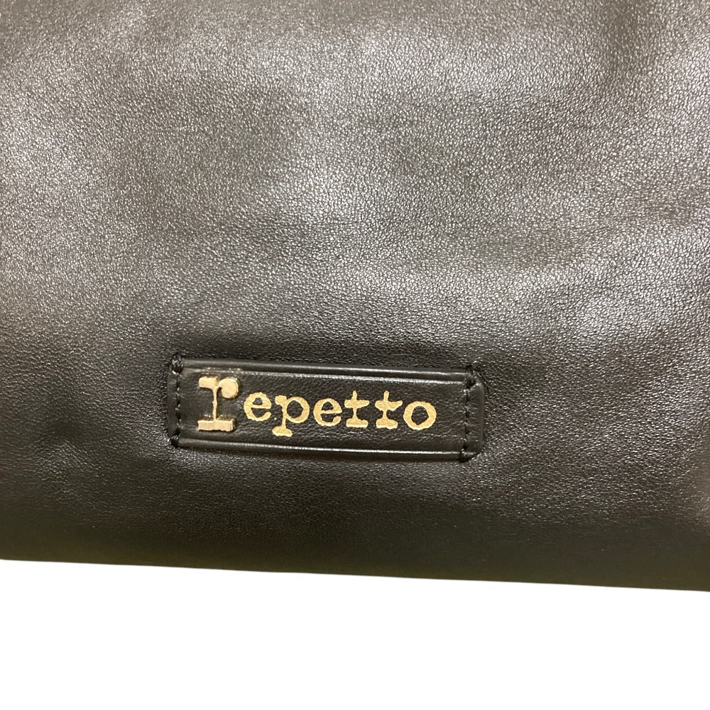 レペット Feather Bag レザーハンドバッグ