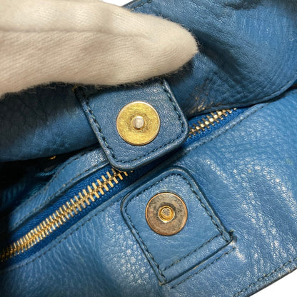 プラダ ヴィッテロダイノ レザーショルダーバッグ