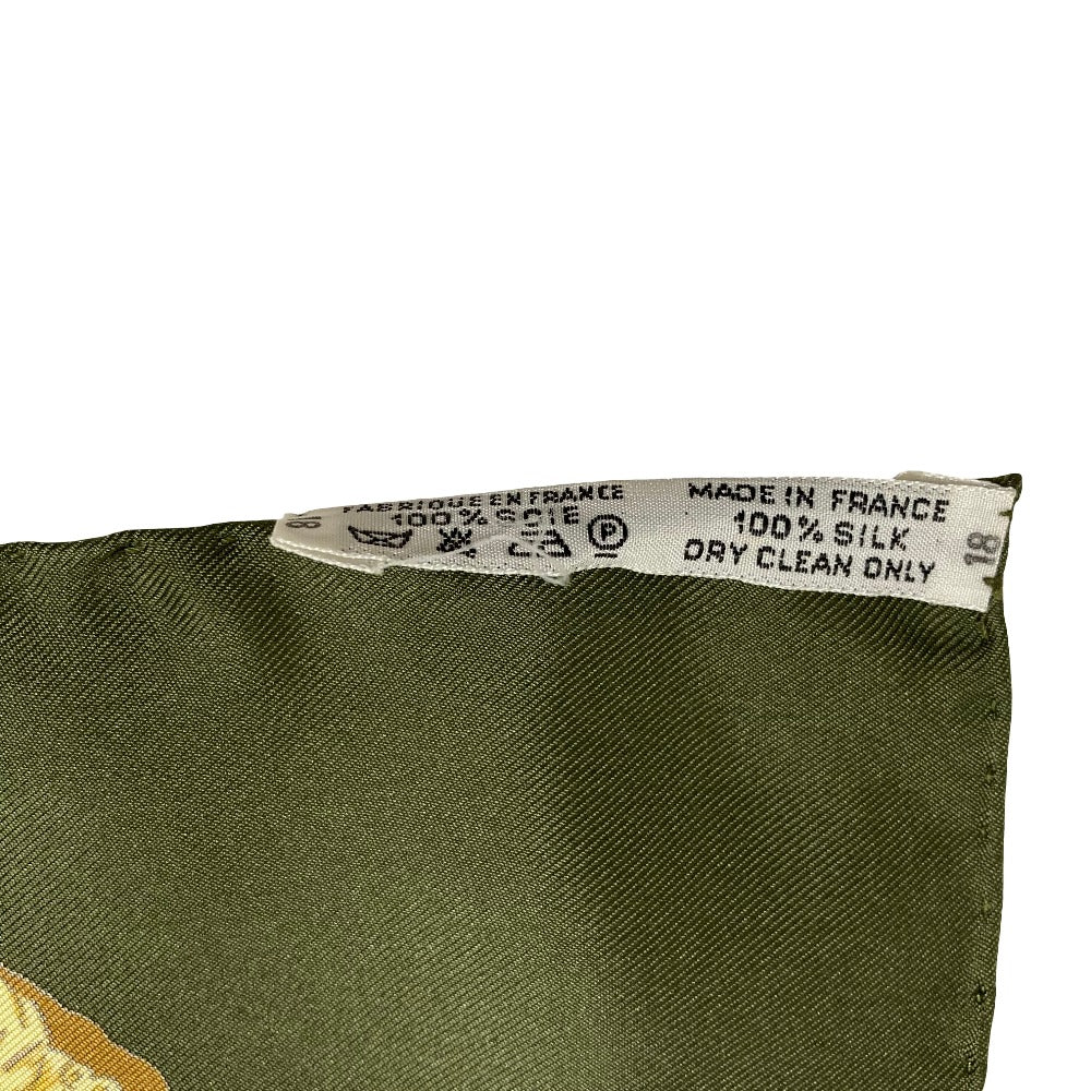 エルメス LES CAVALIERS D’OR シルクスカーフ