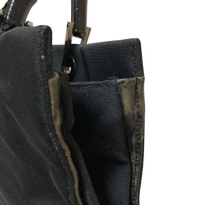 グッチ バンブーハンドル ナイロンハンドバッグ