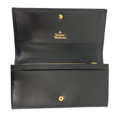 ヴィヴィアンウエストウッド レザー長財布
