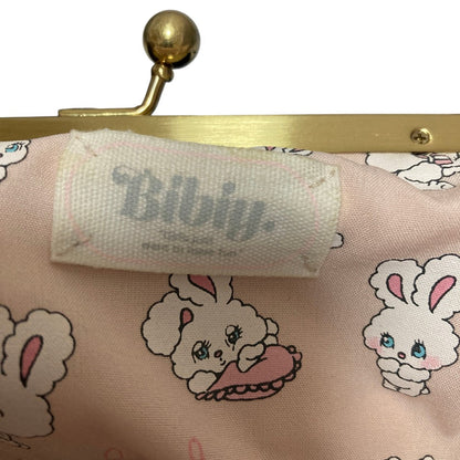 Bibiyキルティングベロアハンドバッグ