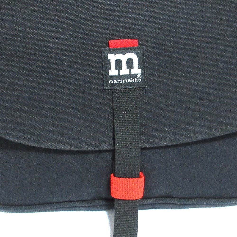マリメッコ コットンキャンバスショルダーバッグ