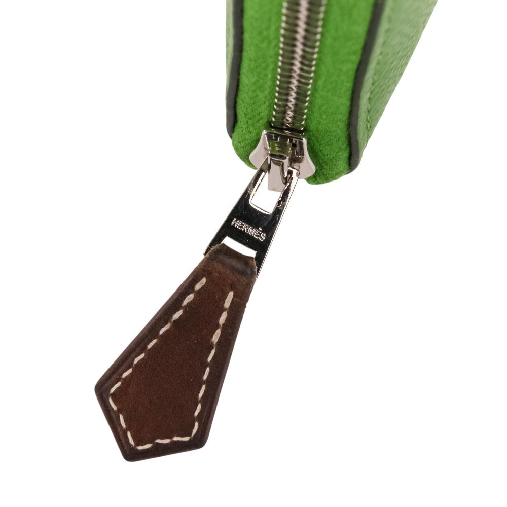 エルメス Aunage Rodeo des Cowgirls シルクイン アザップ ロングウォレット