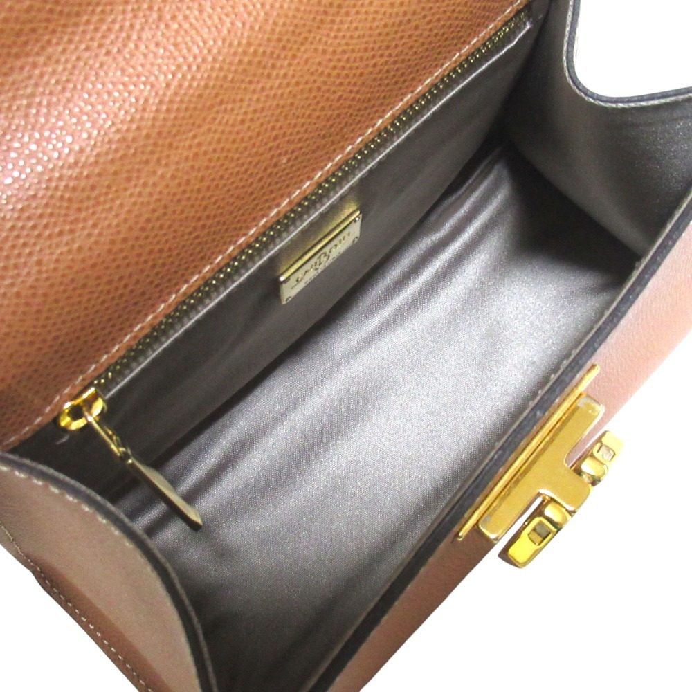 カルボッティ Elena レザー2wayショルダーバッグ