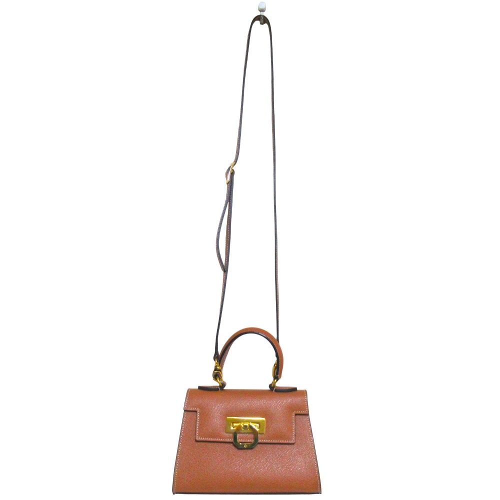 カルボッティ Elena レザー2wayショルダーバッグ