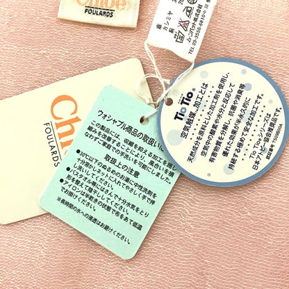 クロエ リネンカシミヤシルクフリンジストール