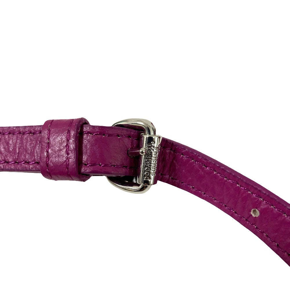 ヴィヴィアンウエストウッド CROCO EMBOSS レザーショルダーバッグ