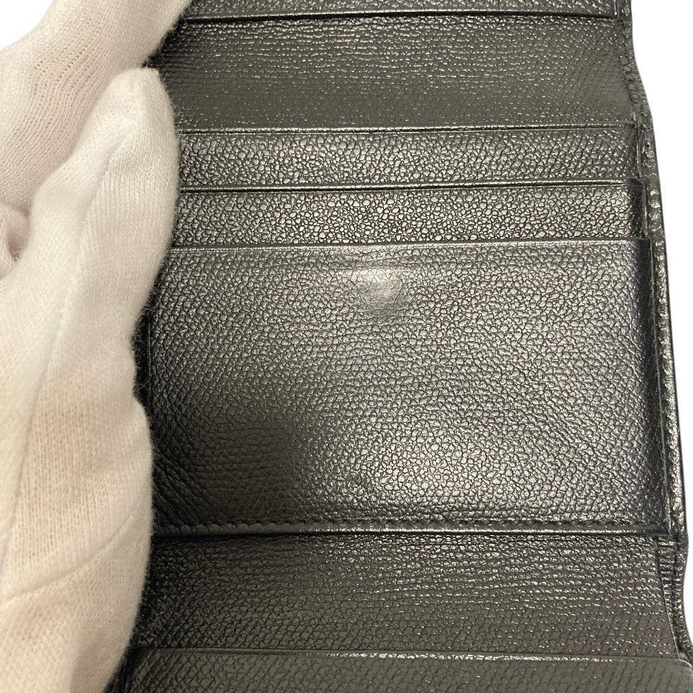 シャネル ココマーク レザー三つ折り財布