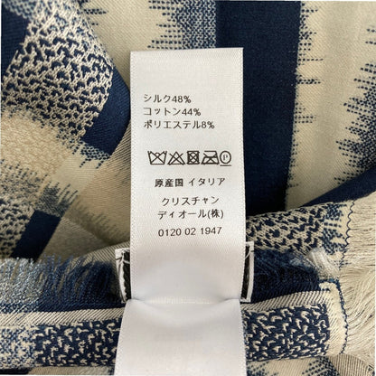 ディオール Dストライプス シルクスカーフ