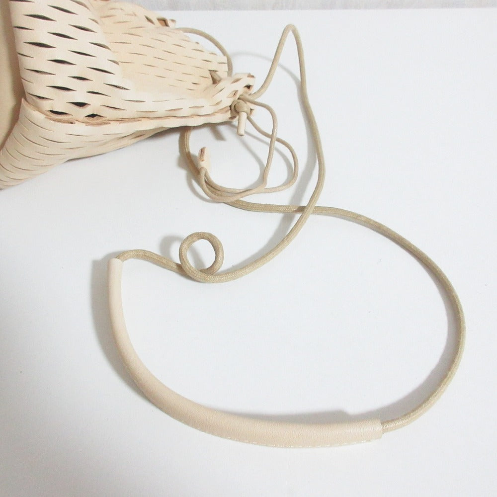 イロセ Net Bucket Mini レザーショルダーバッグ