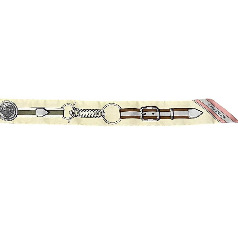 エルメス GRAND TRALALA シルクツイリースカーフ