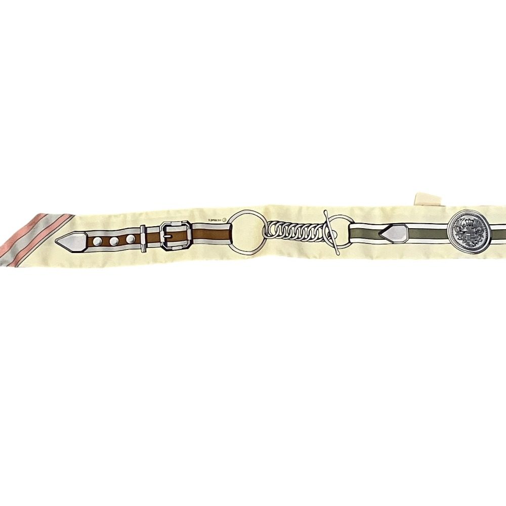 エルメス GRAND TRALALA シルクツイリースカーフ