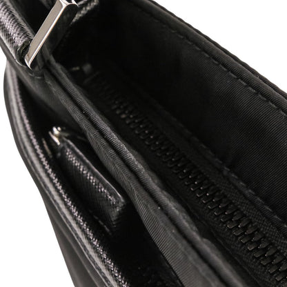 プラダ Re-Nylon サフィアーノレザー ショルダーバッグ