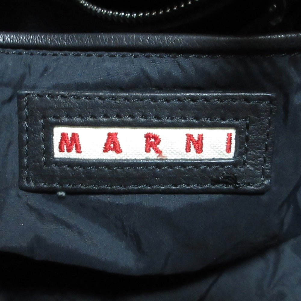 マルニ レザーショルダーバッグ