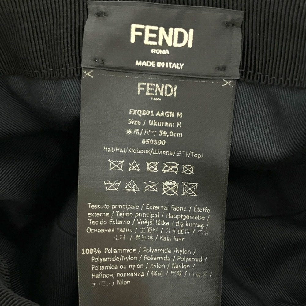 フェンディ カリグラフィ ナイロンバケットハット