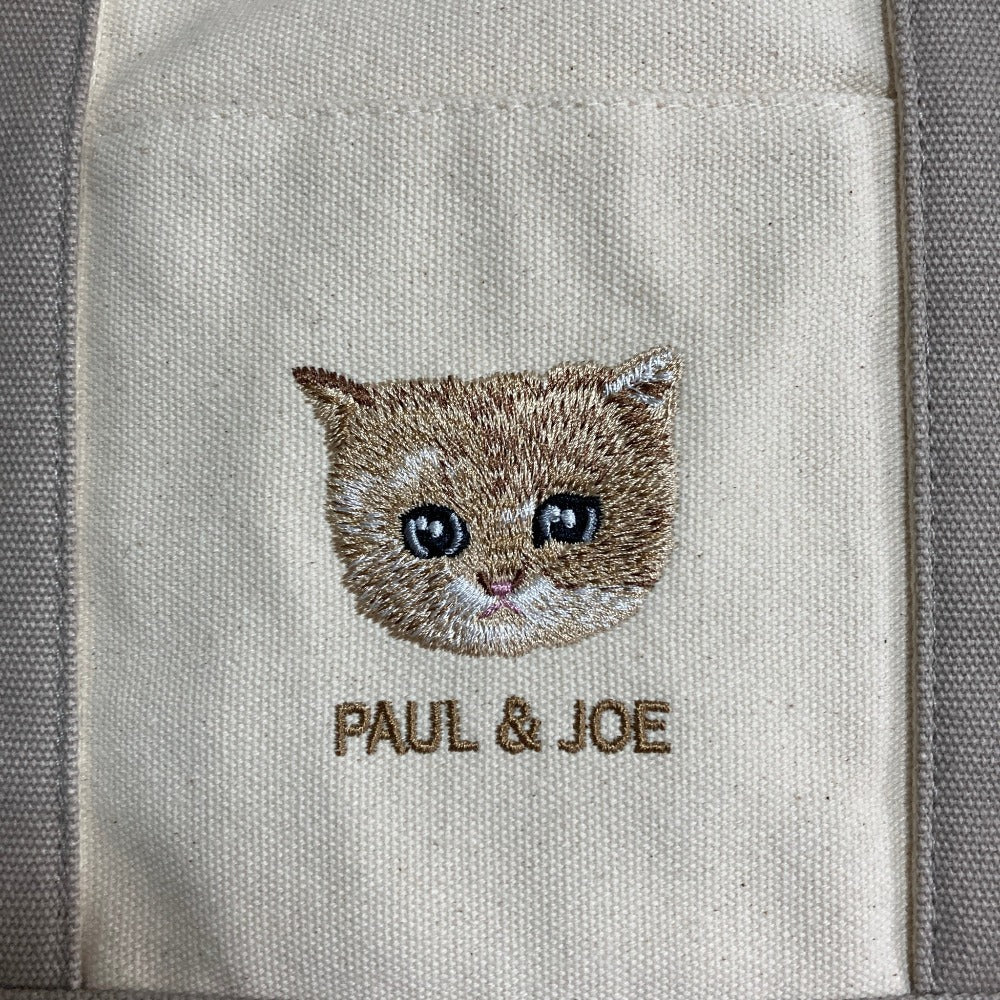ポールアンドジョーシスター キャット刺繍キャンバストートバッグ