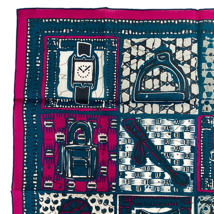 エルメス カレ65 Le Boubou H コットンスカーフ