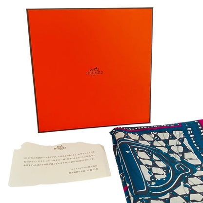 エルメス カレ65 Le Boubou H コットンスカーフ