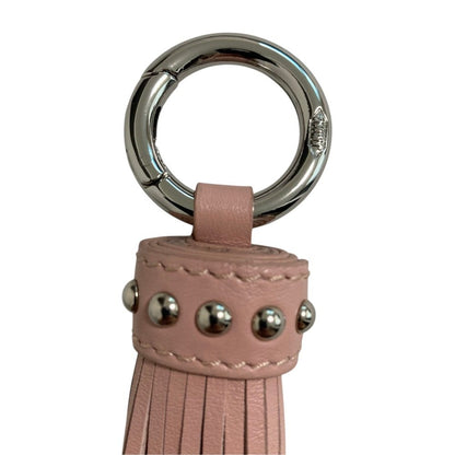 ジェイアンドエムデヴィッドソン TASSEL CHARM WITH STUDS レザーチャーム
