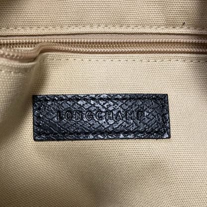 ロンシャン ロゾ エッセンシャル レイエ コットンカウハイド トートバッグ