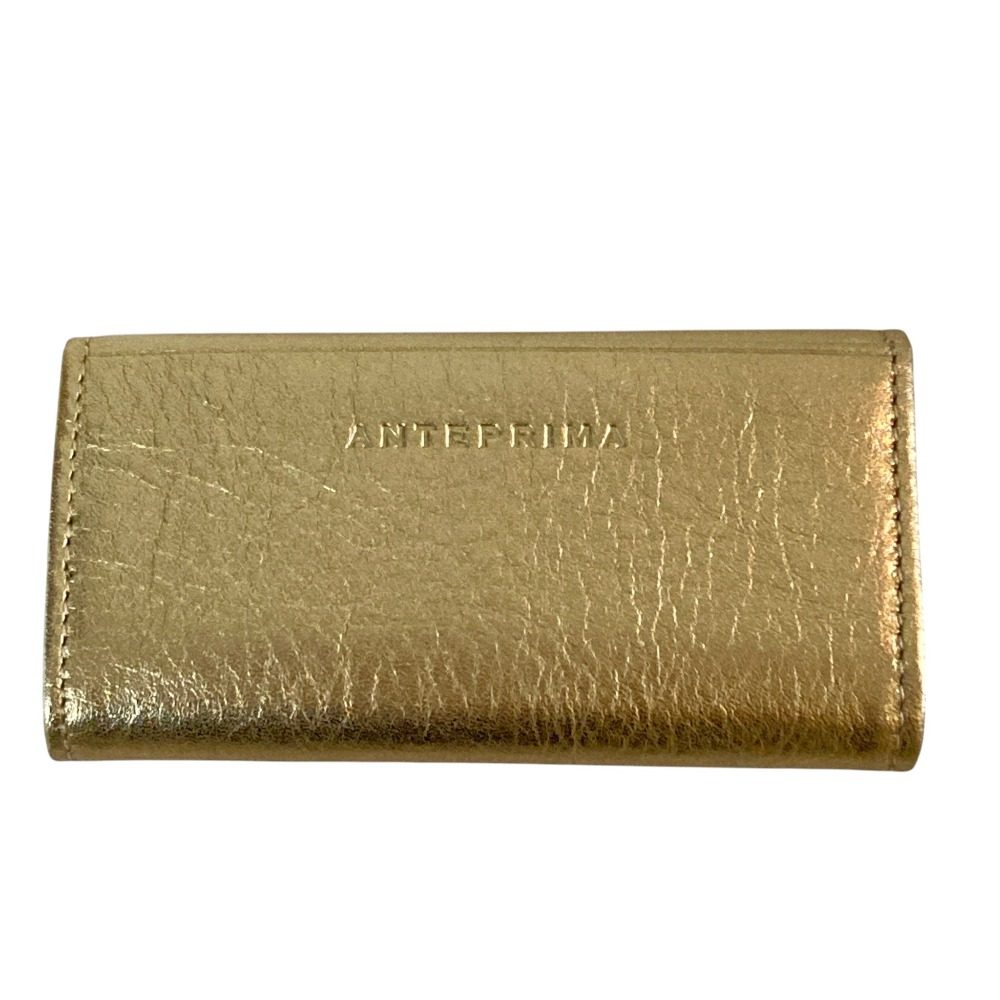アンテプリマ レザーフラワーモチーフキーケース