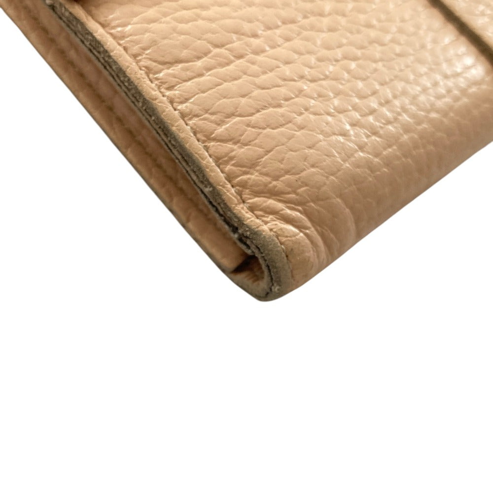 エムエムシックスメゾンマルジェラ グレインレザー ロングウォレット