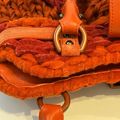 サルヴァトーレ フェラガモ ニットハンドバッグ