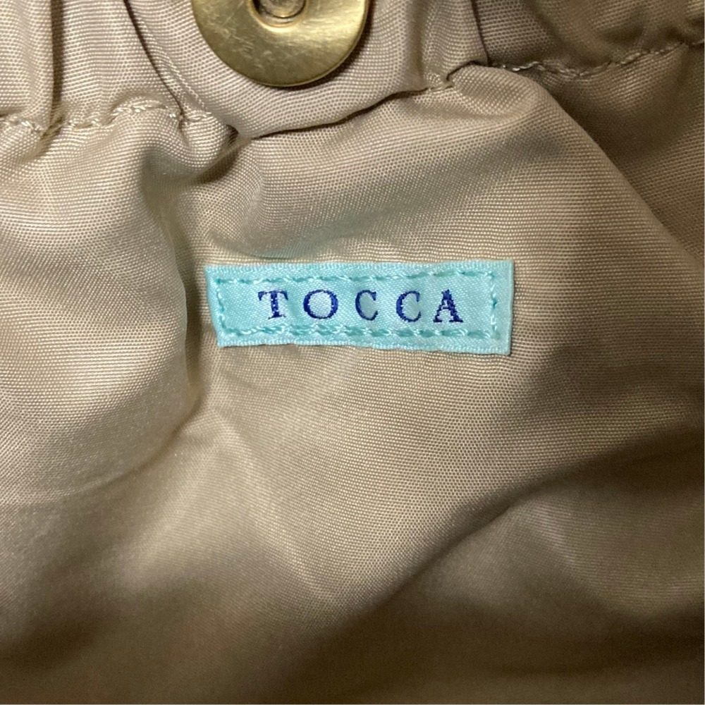 トッカ ロゴ刺繍リボントートバッグ