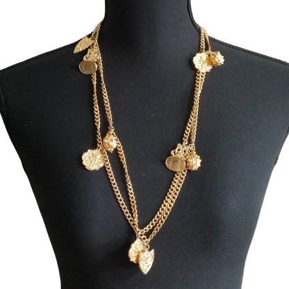 ピンクハウス メタル2連ネックレス