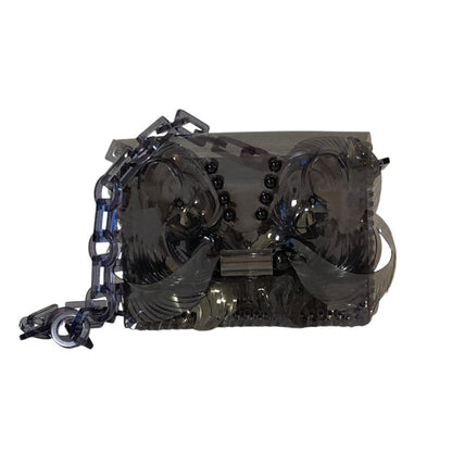 マメクロゴウチ Transparent Sculptural Mini Chain ショルダーバッグ