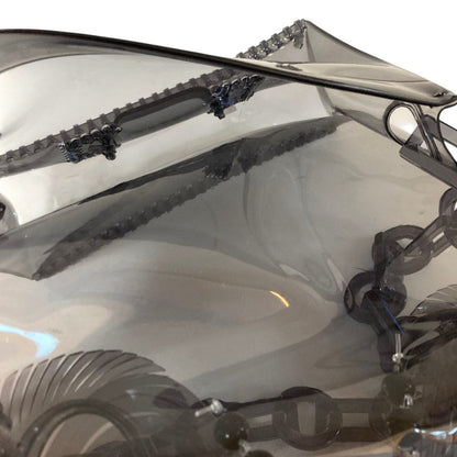 マメクロゴウチ Transparent Sculptural Mini Chain ショルダーバッグ