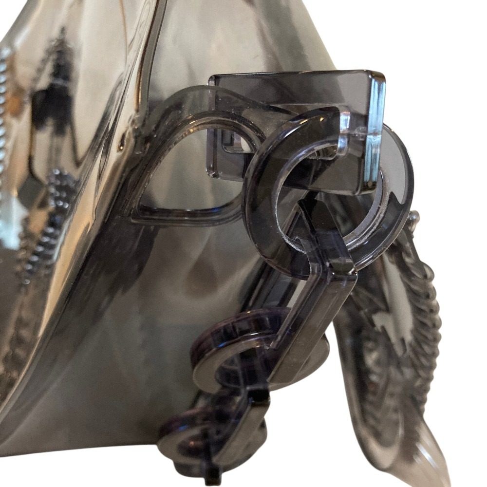マメクロゴウチ Transparent Sculptural Mini Chain ショルダーバッグ