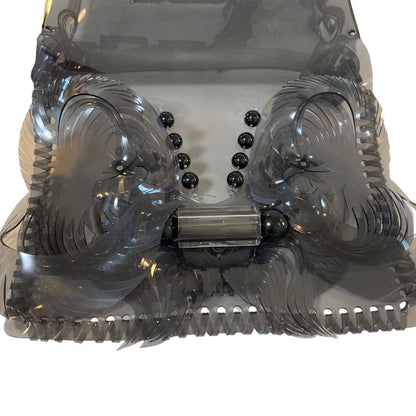 マメクロゴウチ Transparent Sculptural Mini Chain ショルダーバッグ