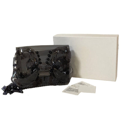 マメクロゴウチ Transparent Sculptural Mini Chain ショルダーバッグ