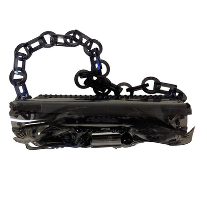 マメクロゴウチ Transparent Sculptural Mini Chain ショルダーバッグ