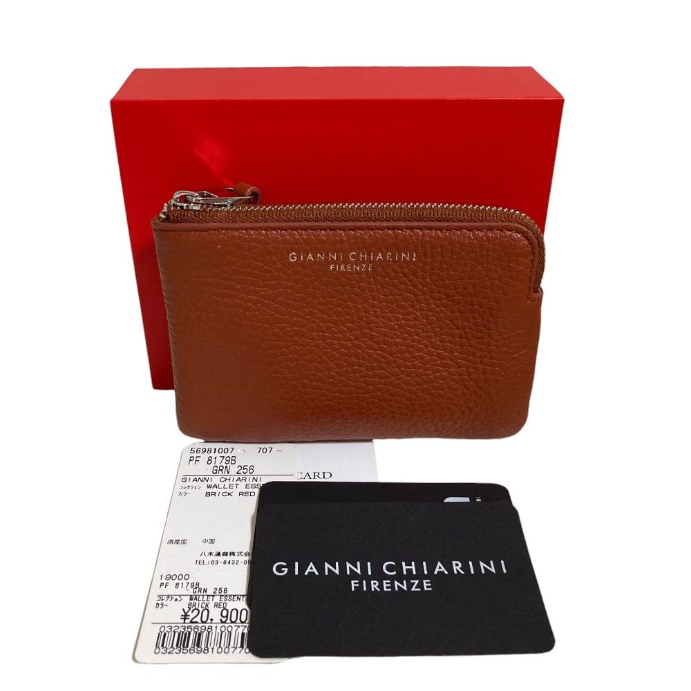 ジャンニキアリーニ WALLET ESSENTIAL レザーコインカードケース