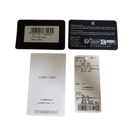 ジャンニキアリーニ WALLET ESSENTIAL レザーコインカードケース