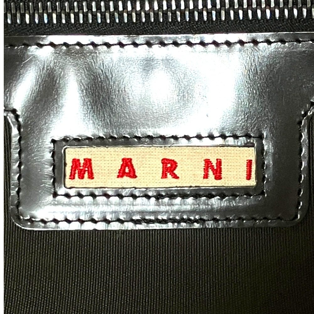 マルニ 編み込みトートバッグ ハンドバッグ