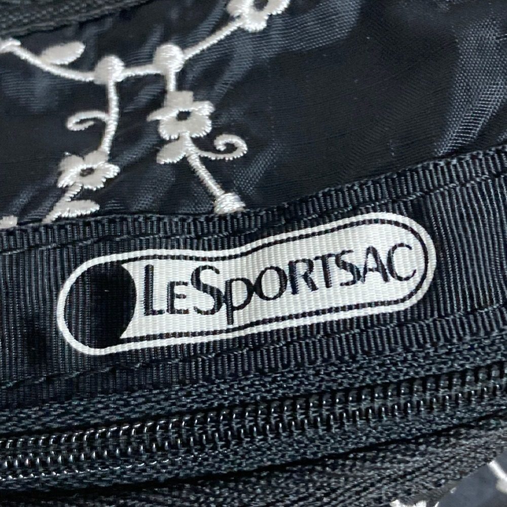 レスポートサック クラシックホーボー フラワーエンブロイダリーナイロンショルダーバッグ