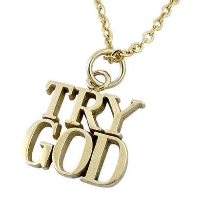 ティファニー TRYGOD 14K ペンダントネックレス