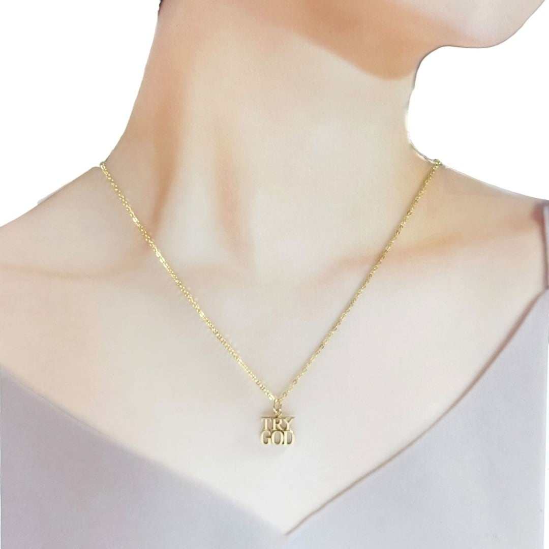 ティファニー TRYGOD 14K ペンダントネックレス
