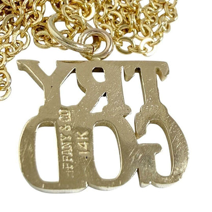 ティファニー TRYGOD 14K ペンダントネックレス