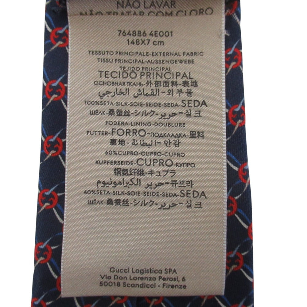 グッチ シルクネクタイ