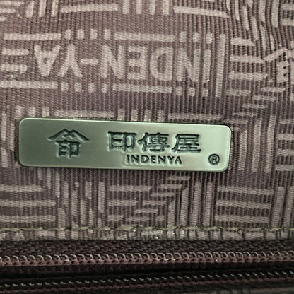 印傳屋 花唐草 印伝レザーショルダーバッグ