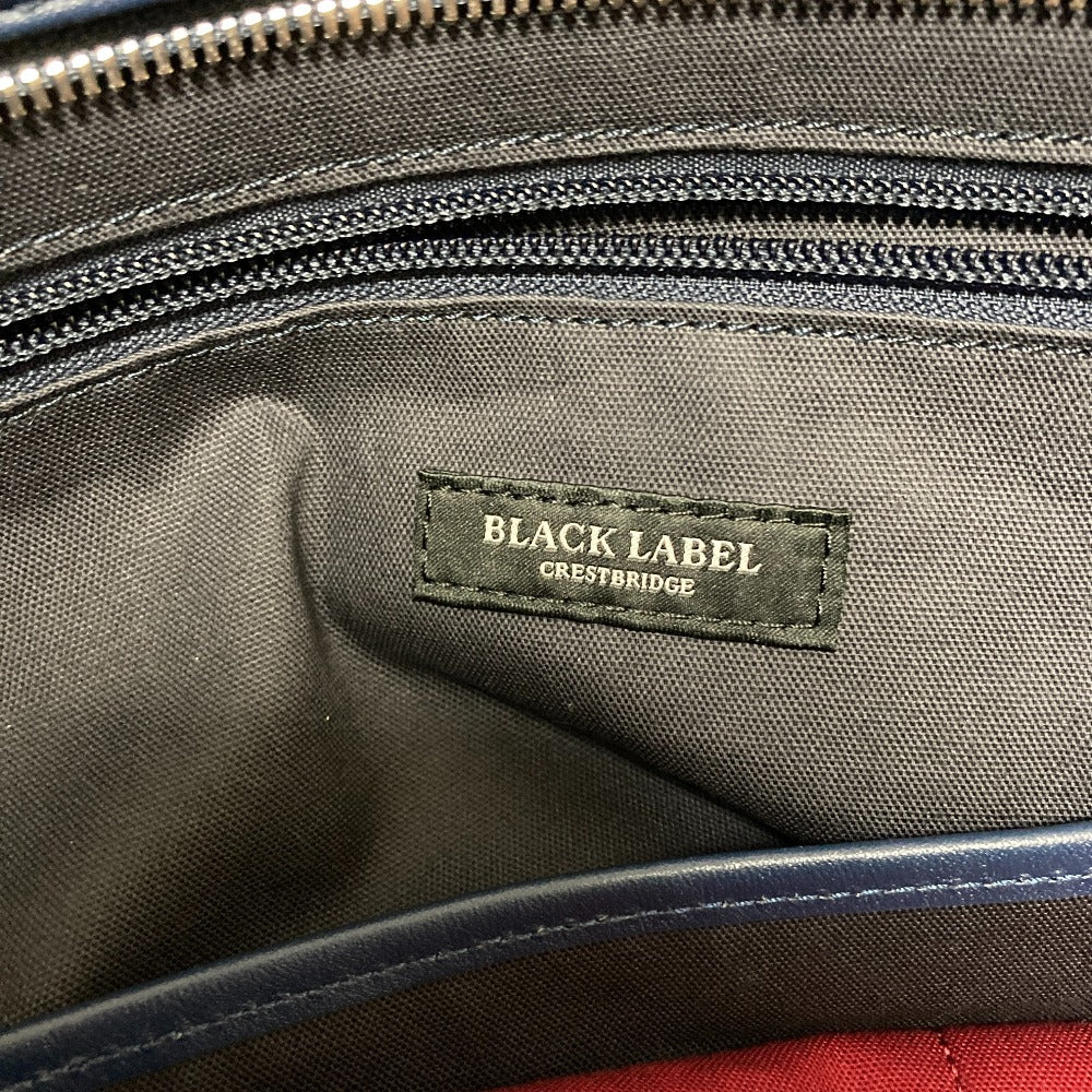 ブラックレーベルクレストブリッジ エンボスレザートートバッグ