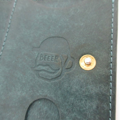 ビアベリー レザー二つ折り財布