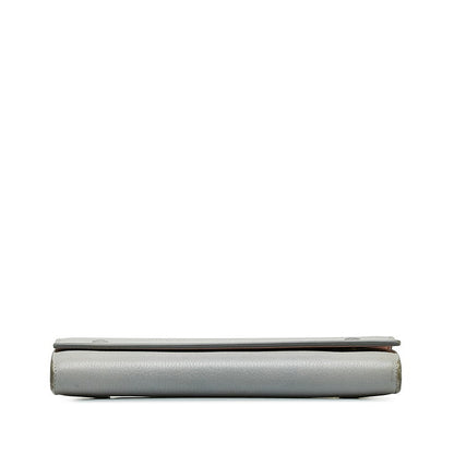 セリーヌ ラージフラップマルチファンクション レザー長財布