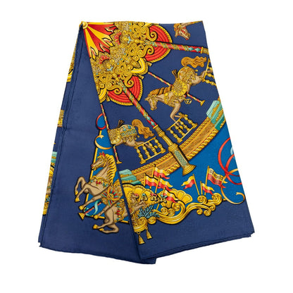 エルメス カレ90 LUNA PARK シルクスカーフ