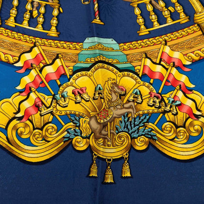 エルメス カレ90 LUNA PARK シルクスカーフ